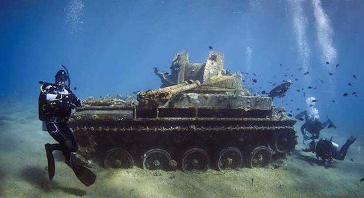 افتتاح أول متحف عسكري تحت الماء في الأردن -التيماء