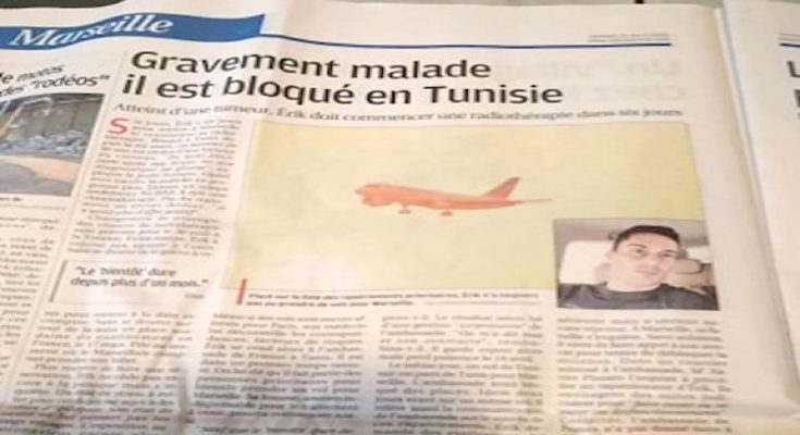 على أعمدة صحف فرنسية: شاب فرنسي في حالة صحية حرجة معلق في تونس-التيماء